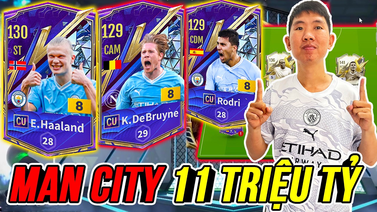 THÀNH HOÀ đã Cook Team Manchester City 11 triệu tỷ BP thành Top 1 Team Color Hiện Tại | FC Online