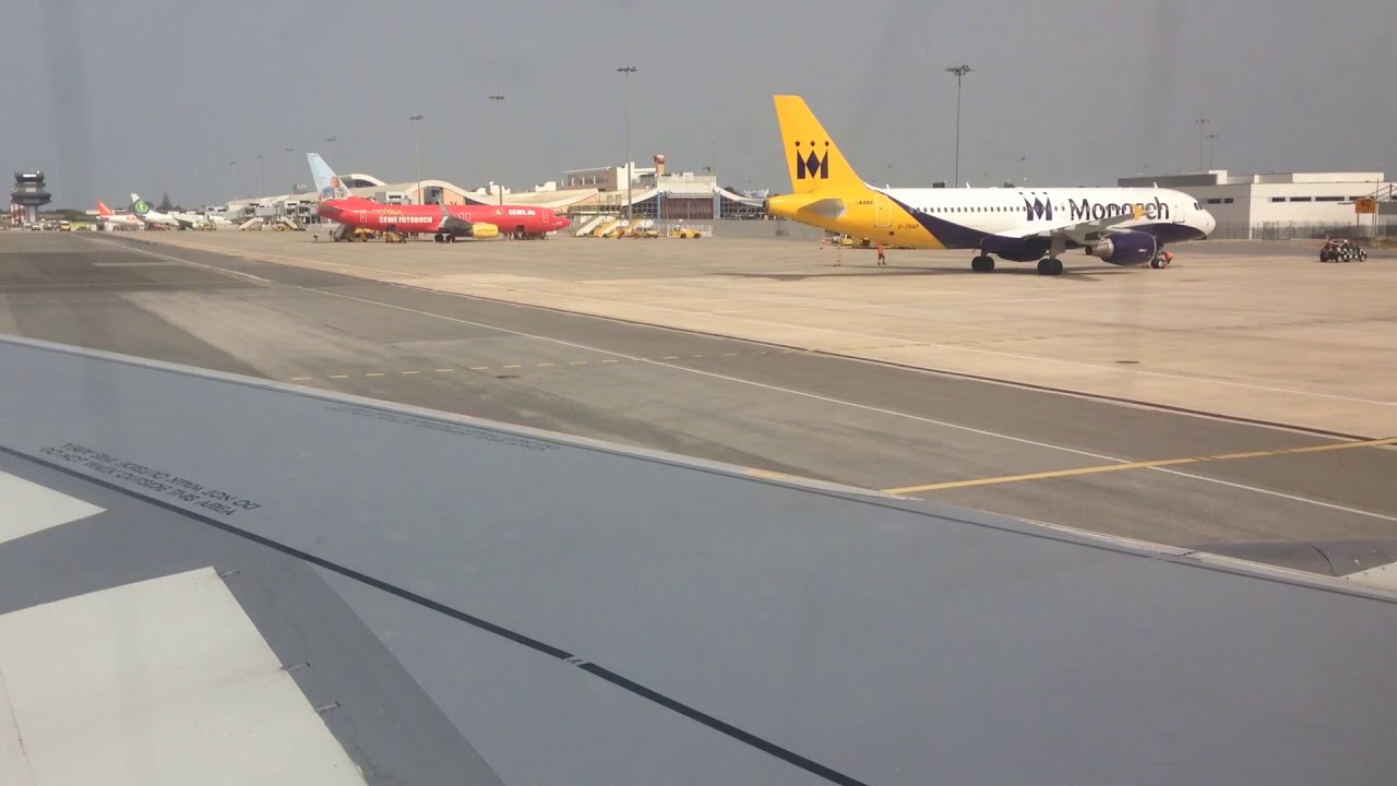Take off Faro Airport Portugal FAO