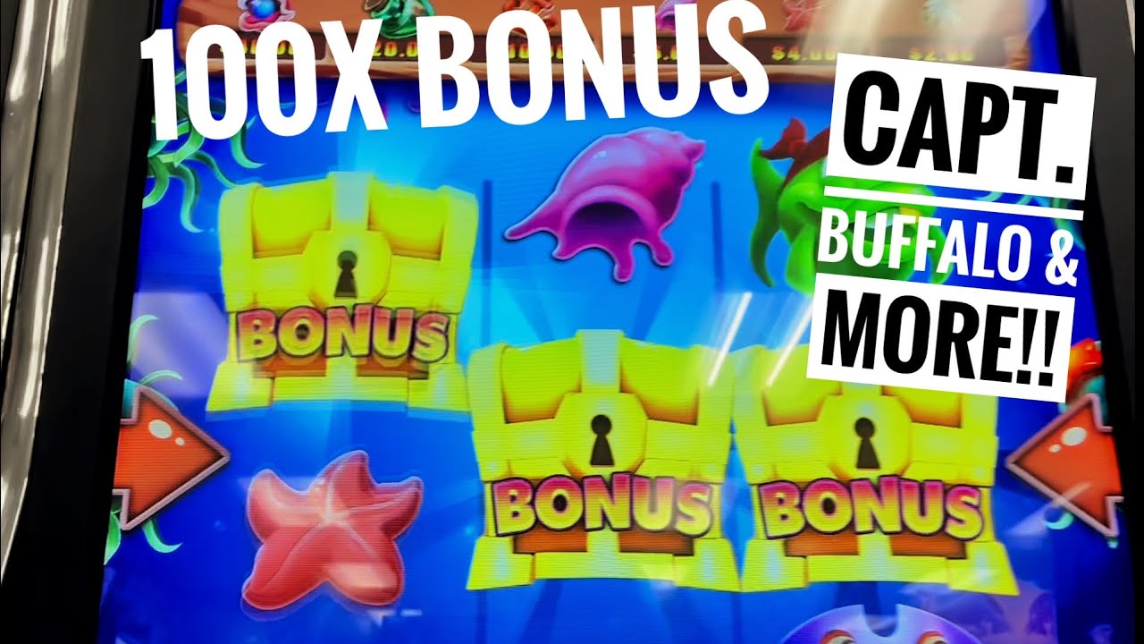 Captain Calamari 100x bonus!  FREE GAMES Va skills games Live play