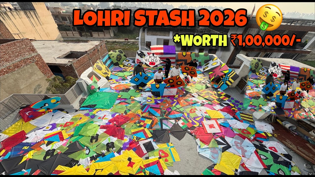 Lohri Stash 2026 😱 *Worth ₹1,00,000/- 12 TAWA, PAKISTANI 6 TAWA, 3 TAWA, BIG KITES || LOHRI 2026 🔥||