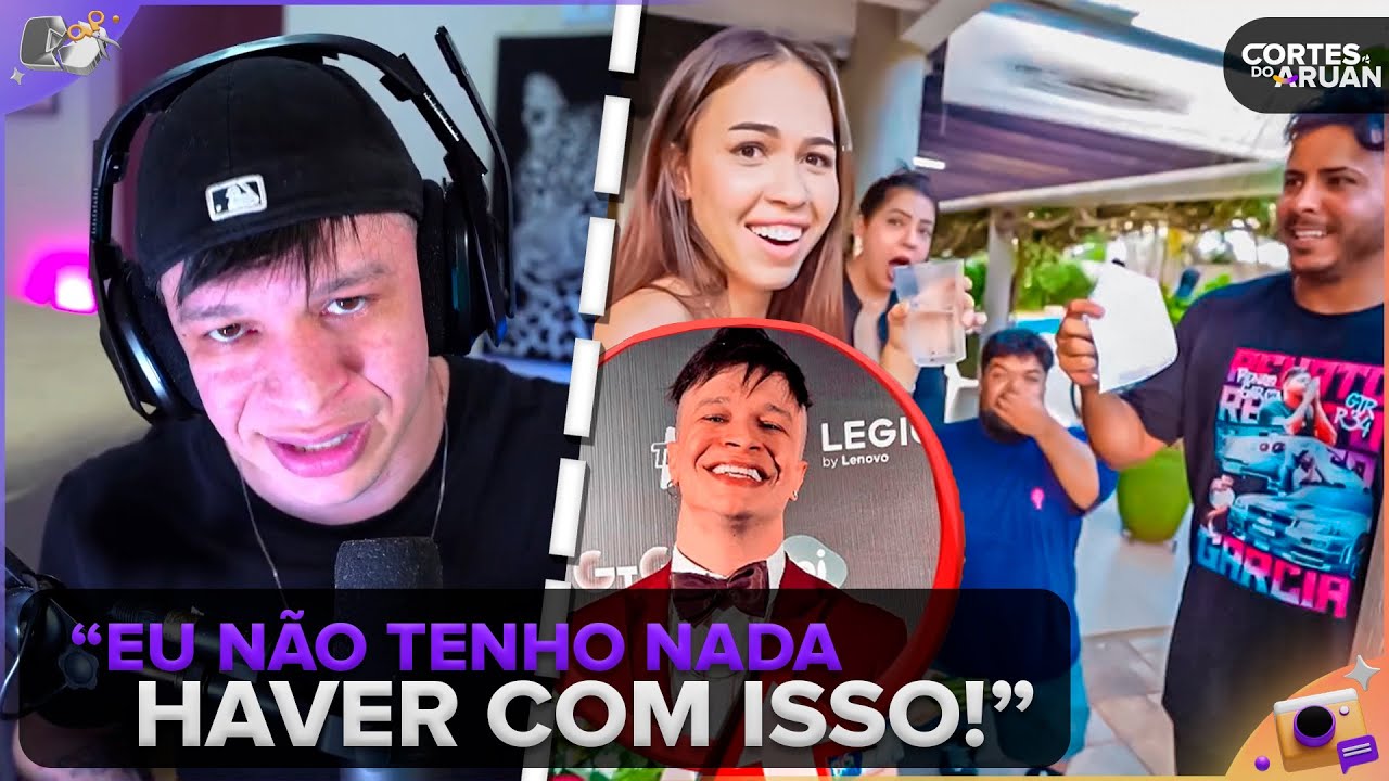 ARUAN REAGE: O ARUAN ENVIOU FLORES PRA CAROL (DANI NOBREGA) - Cortes do Aruan