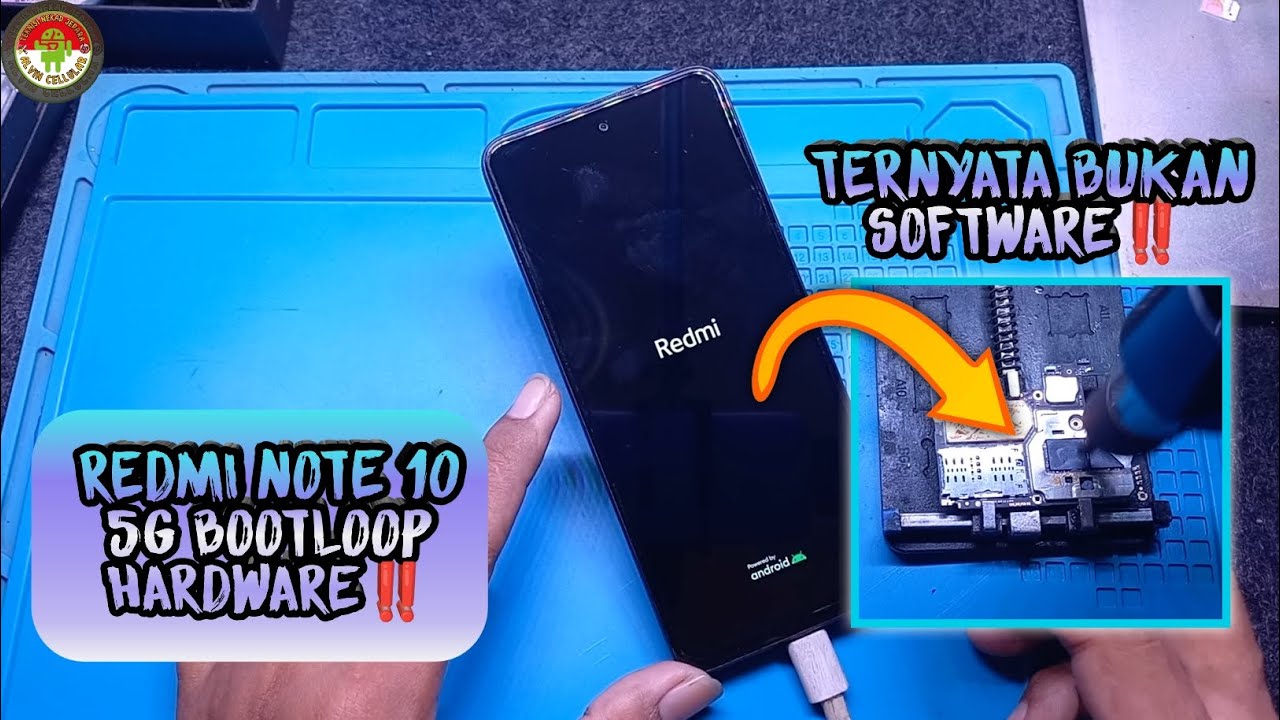 REDMI NOTE 10 5G STUCK LOGO ATAU BOOTLOOP HARDWARE ‼️