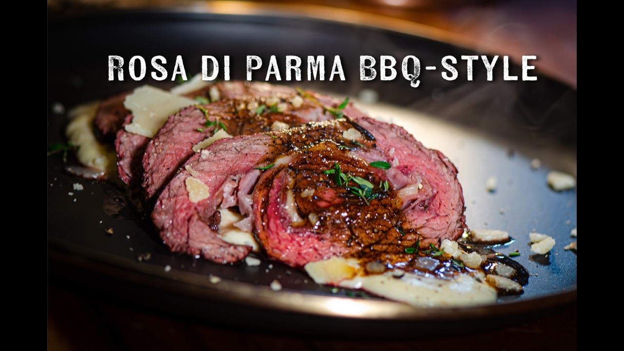 Rosa di Parma – BBQ rosbiefrol met Parmaham & Parmezaan | Fire&Food TV