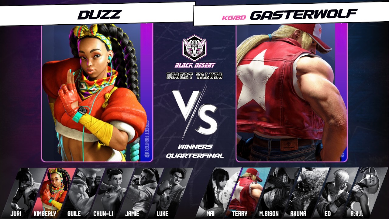 Desert Values Vol. 3 SF6 Winners Quarters - Duzz vs BD/KG Gasterw0lf