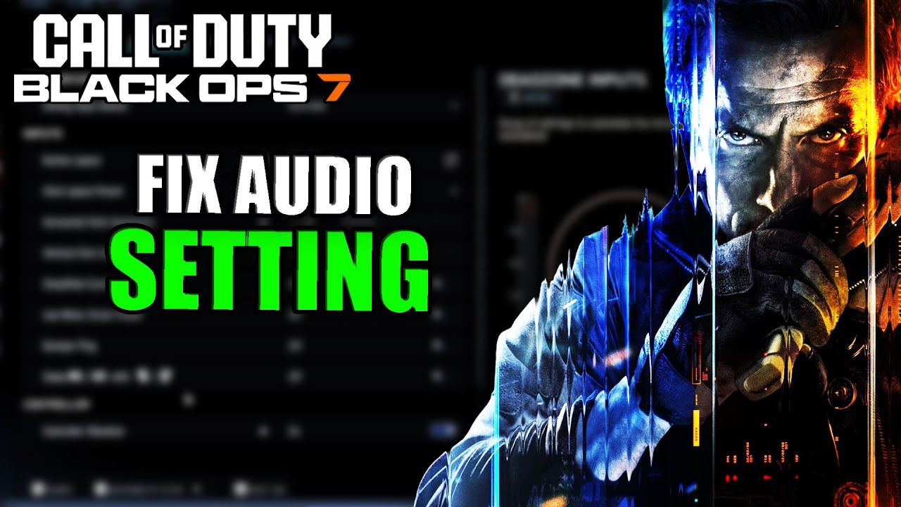 COD BO7 HOW TO FIX BAD AUDIO - Call Of Duty Black Ops 7 Change Headset Speaker Sound Guide