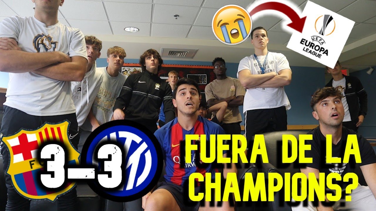 ¡FANS del BARÇA y MADRID REACCIONAN al BARÇA VS INTER!