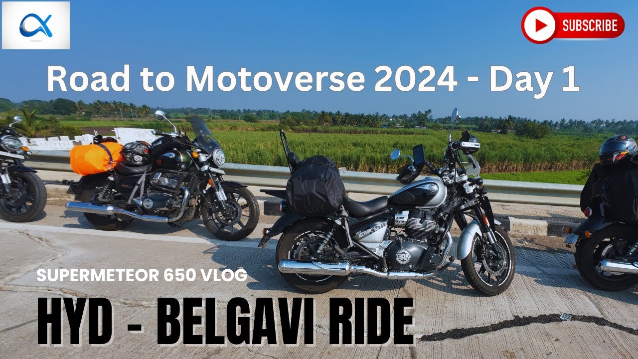 Road to Motoverse 2024 | Ride Hyderabad - Belgavi | Day 1 - Best route