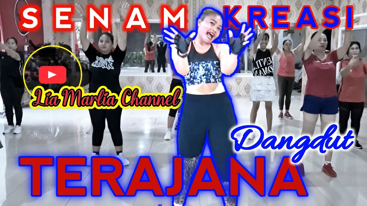 Senam kreasi special dangdut terajana goyangan india rasa emak-emak @LiaMarliaChannel