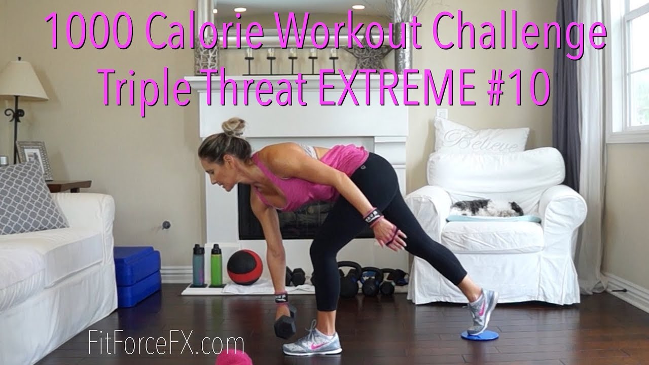 1000 Calorie Workout Challenge: Triple Threat EXTREME No.10 #1000calorieworkout #1000calorieburn
