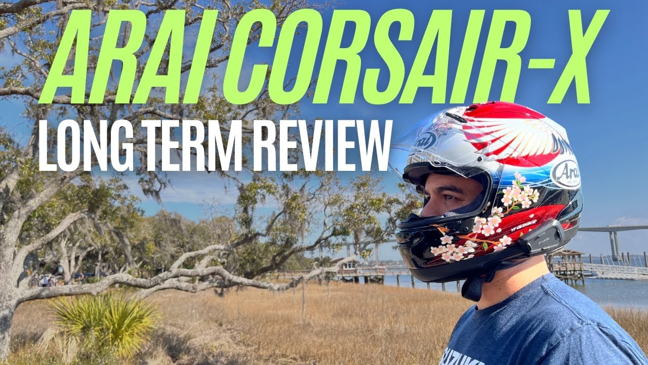 Arai Corsair-X Helmet Long Term Review (AGV K6 comparison)