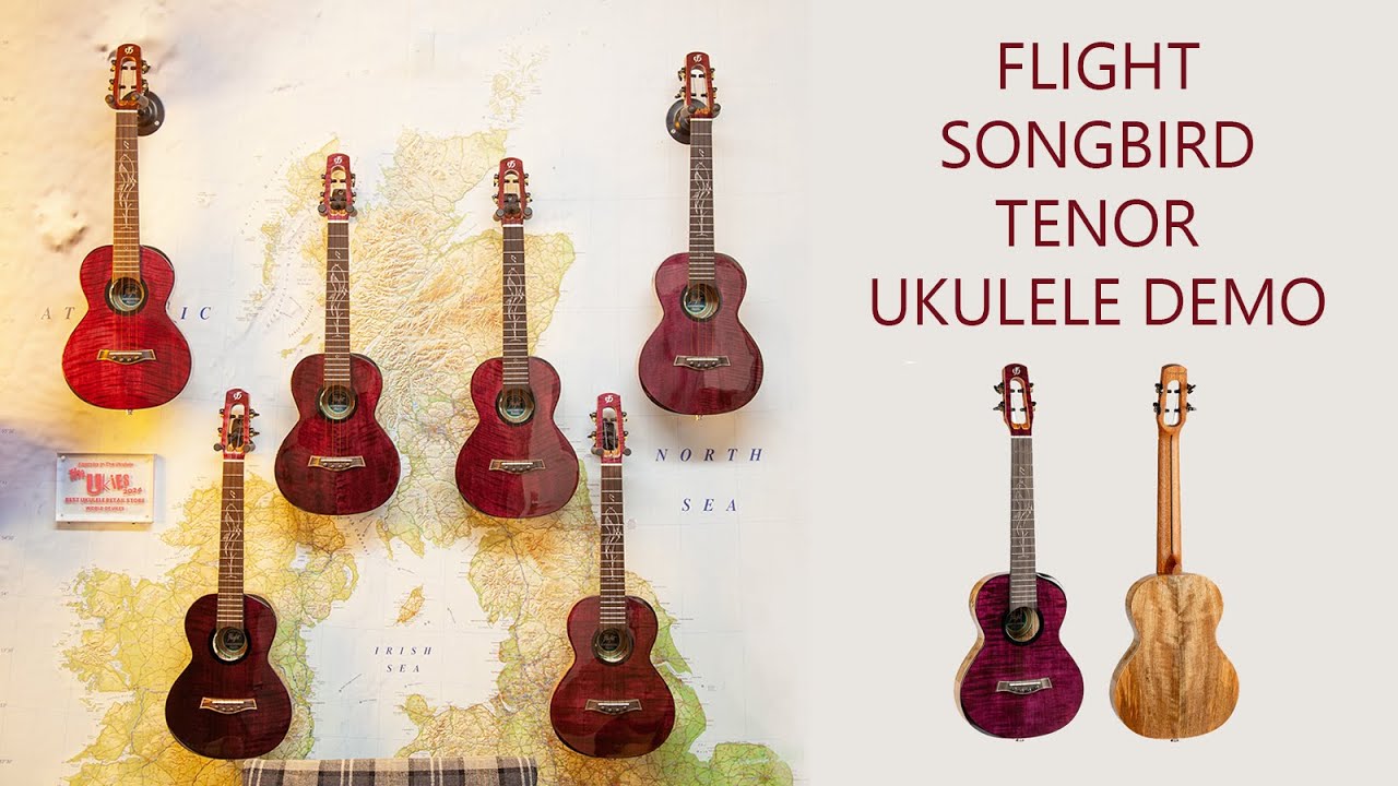 Демо-версия Flight Songbird Tenor Electro Ukulele