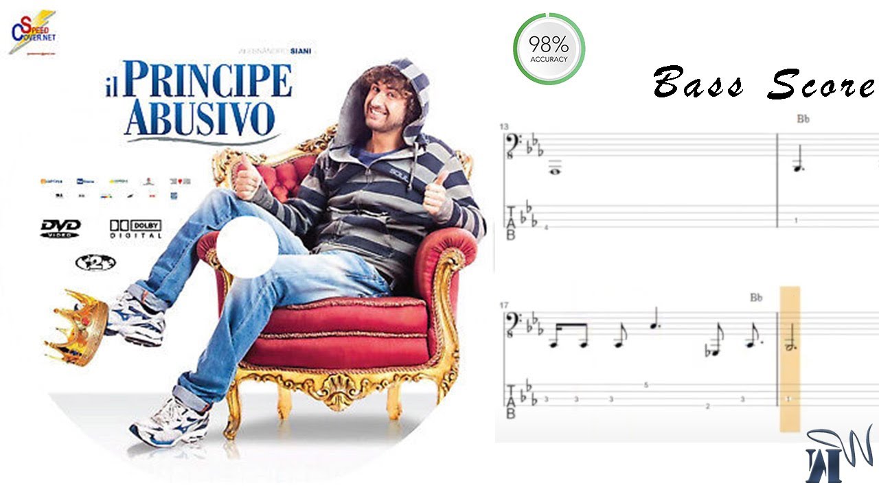 [A-185] Amore Amaro - Gigi Finizio / Bass Score Visualizer (Original Song)