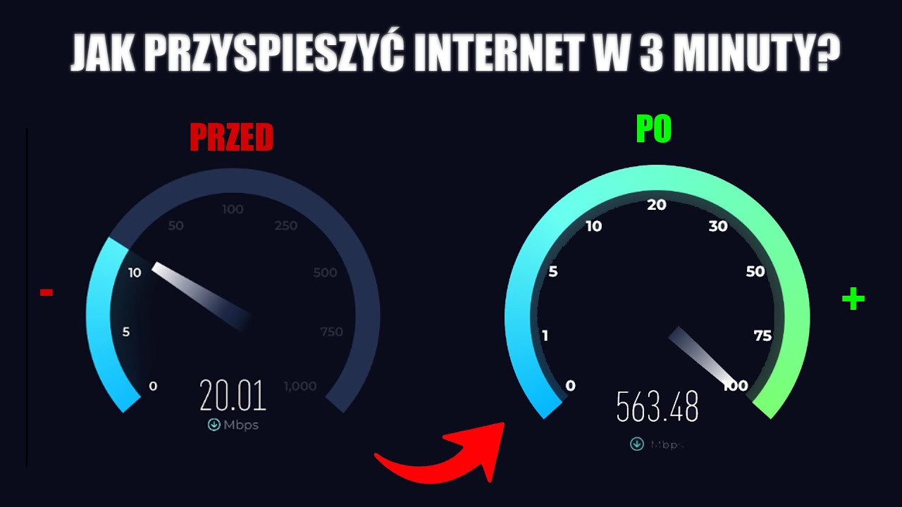 JAK PRZYSPIESZYĆ INTERNET I ZMIEJSZYĆ PING!?!? Windows 10/11