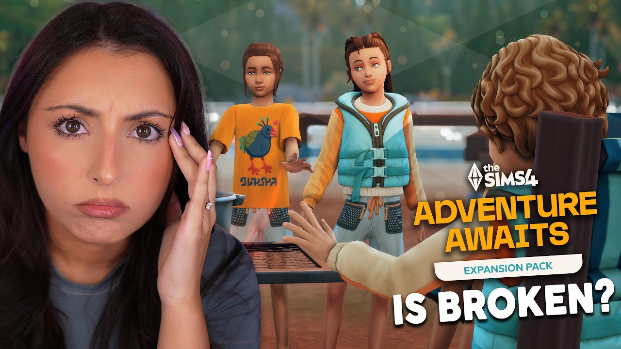 Мой ребенок отправился в ЛАГЕРЬ в Sims 4 Adventure Awaits… и он СЛОМАН?!