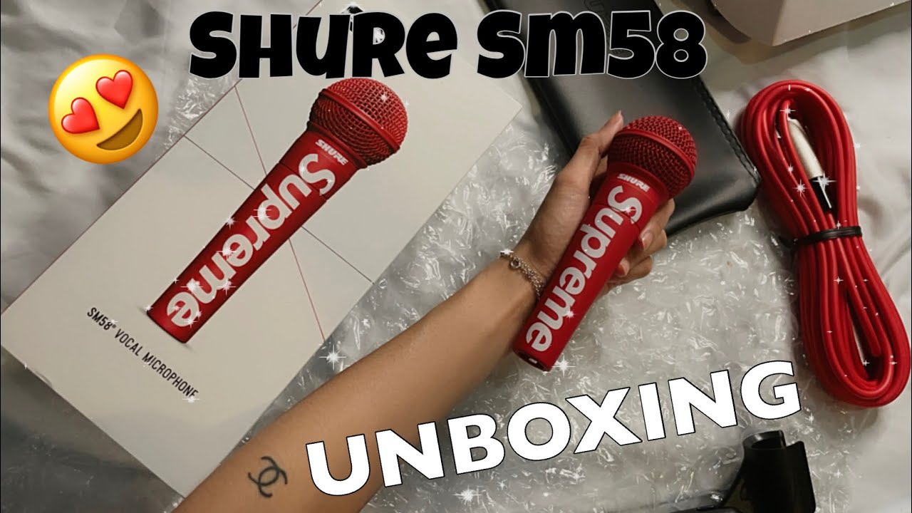 UNBOXING SUPREME x SM58