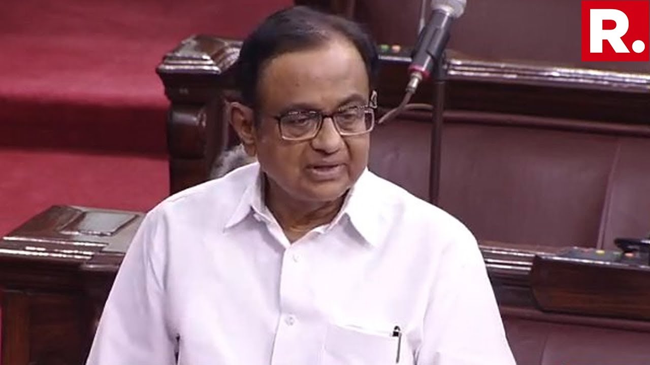 Former Home Minister P Chidambaram Speaks In Rajya Sabha Over Debate To Revoke Article 370 In J&K