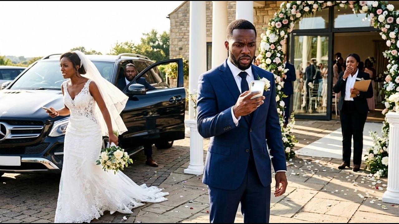 My girlfriend abruptly left a meeting with the wedding venue, texting: 
