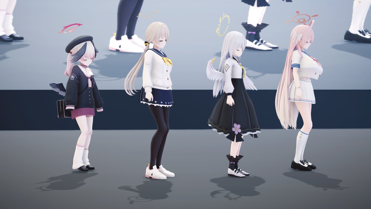 【MMD】『シネマ/CINEMA』補習授業部 Supplementary Lessons Department 補課部【ブルーアーカイブ/Blue Archive/蔚藍檔案】2160p 4K