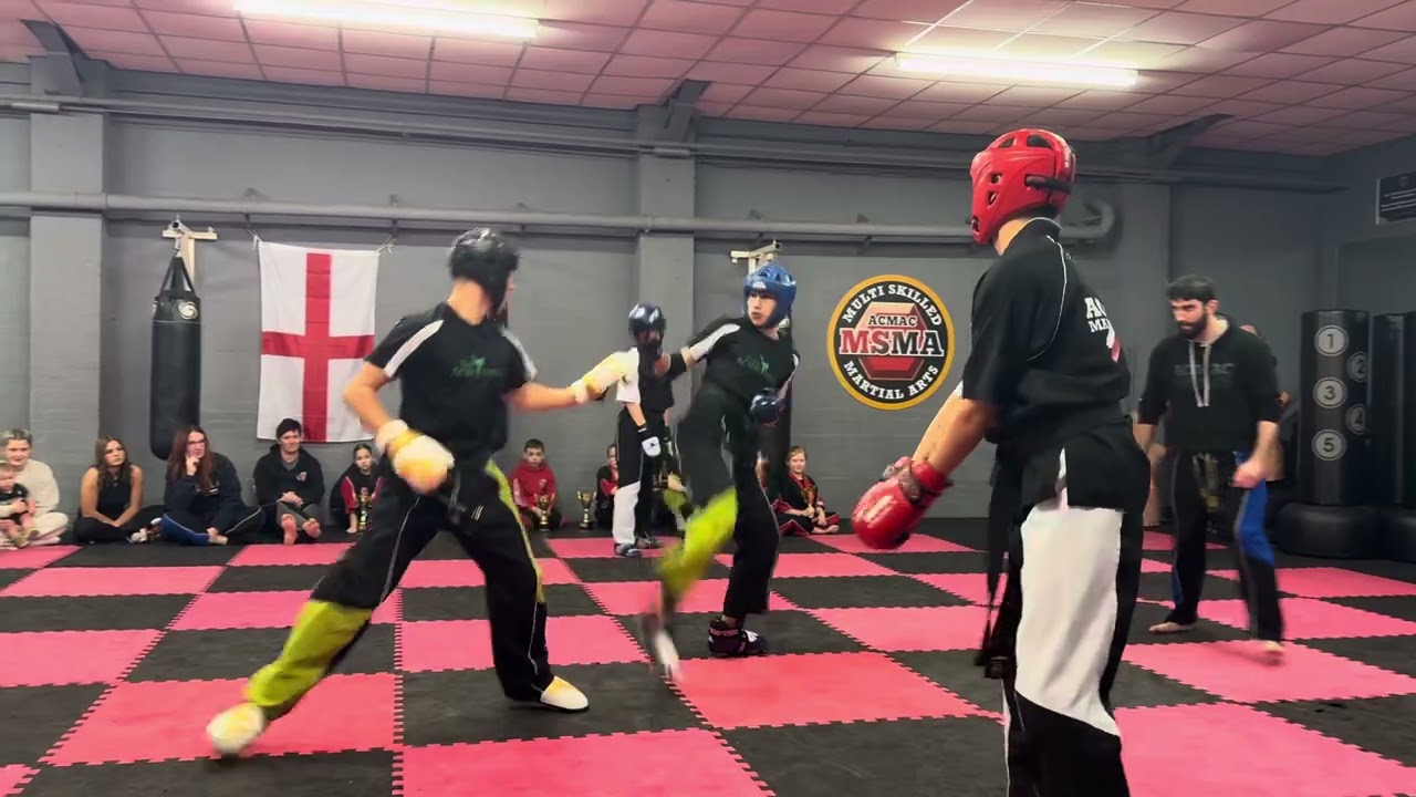 Tag Team Sparring Demo with Tyler, Joe, Isaac & Tobi