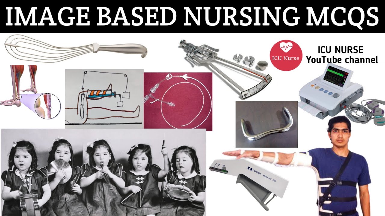 Image based questions for nursing officers, staff nurse exams , AIIMS