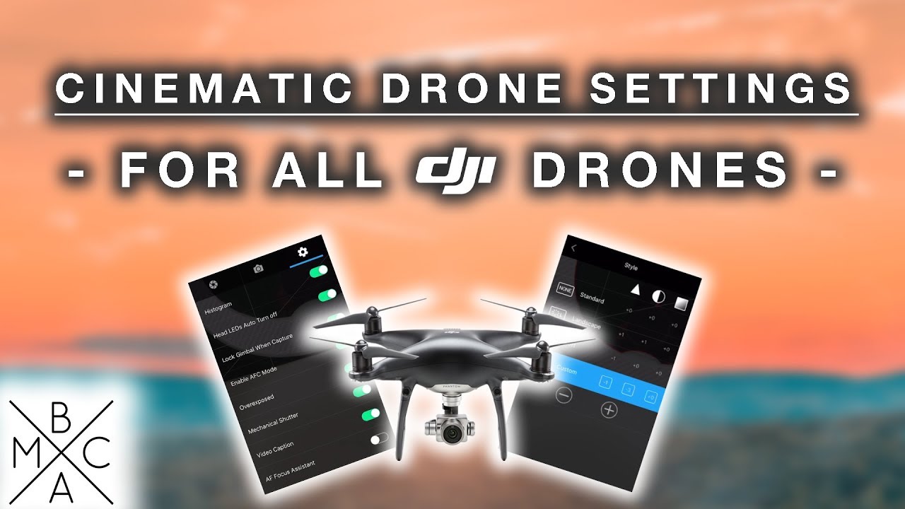 CINEMATIC DRONE FOOTAGE: The BEST Settings For ALL DJI Drones!