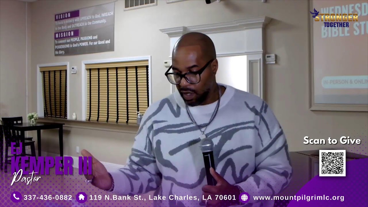 Wednesday Night Bible Study - Galatians 6:11-18 - Pastor EJ Kemper III