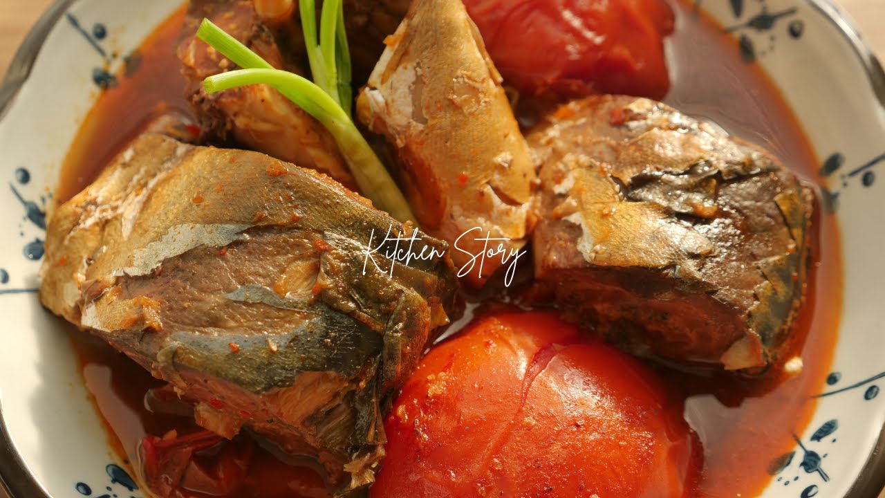 ខត្រីសាបាក់ប៉េងប៉ោះ[Braised Mackerel with Tomato]  #ខត្រីសាបាក់ប៉េងប៉ោះជូរអែម #Braisedmackerel