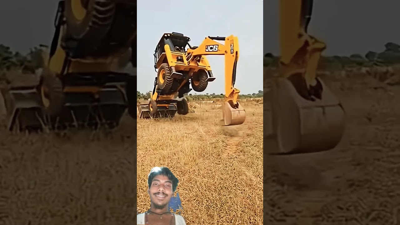 #automobile #jcb #excavator #funny #stunt #bulldozer #jcbvideo #aivideo #ytshorts #ai