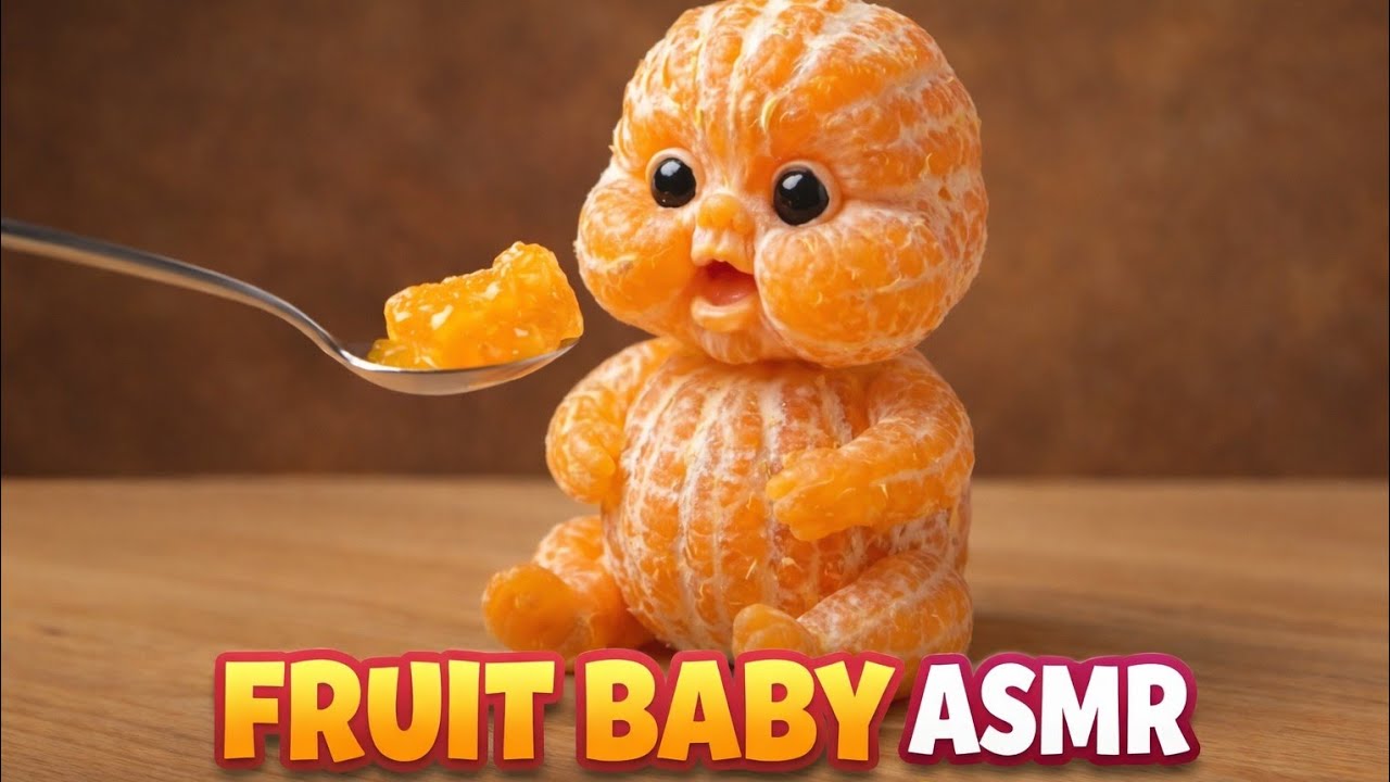 Cute Fruit Babies Compilation 🍎🍌🍇 | Oddly Satisfying AI Fruit Eating Video 😍 | Relaxing ASMR