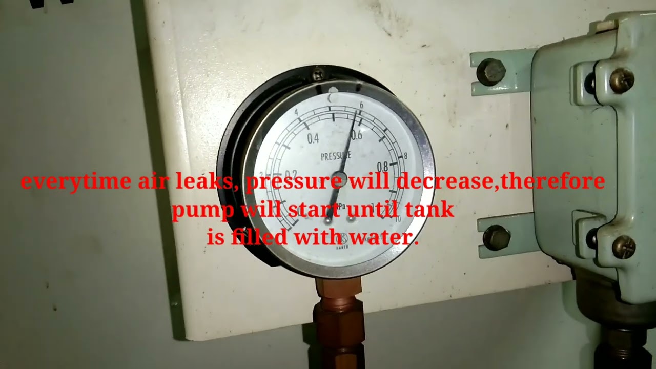 Hydro tank /FW pressure tank familiarization