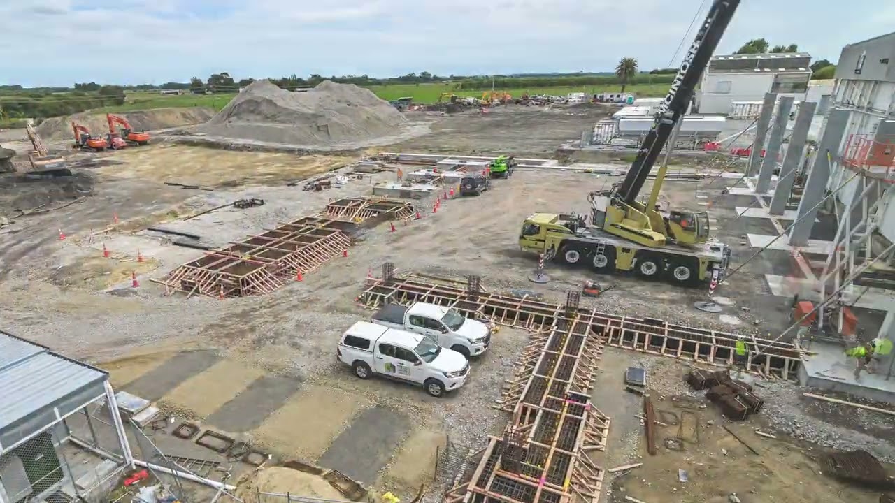 Hall's Group | Longburn New Transport Depot | Construction Timelapse
