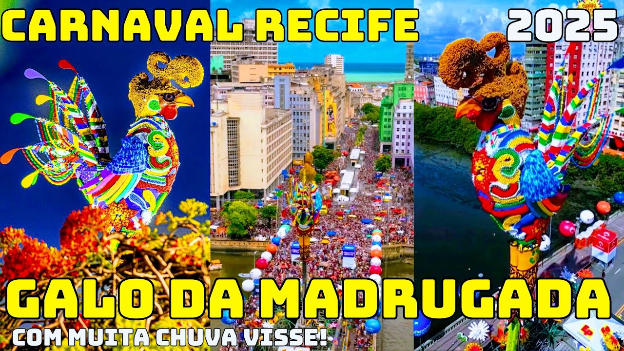 🌟 Galo da Madrugada 2025  -  O Maior Bloco de Carnaval do Mundo! 🎭🐓