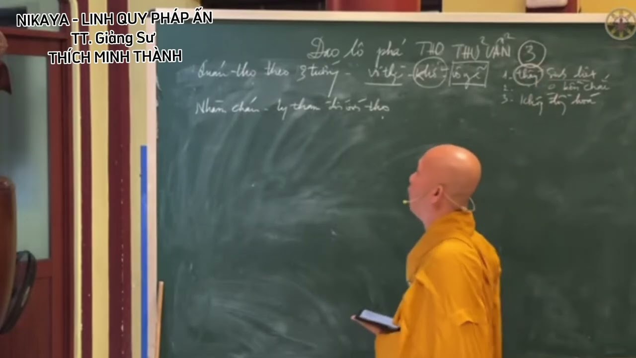 ĐẠO LỘ PHÁ THỌ THỦ UẨN 3 #soisangphaphanhnikaya #nikayalinhquyphapan #thichminhthanh #linhquyphapan 