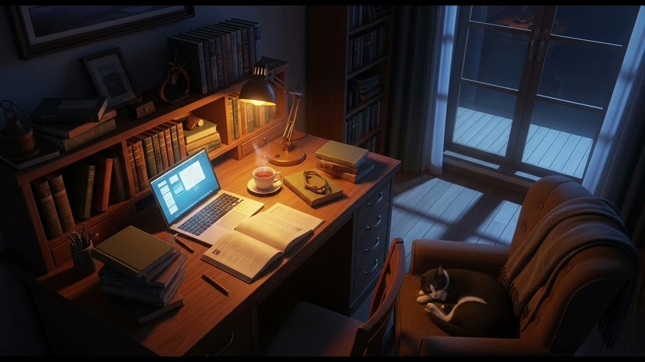 Midnight Study - Productive Lofi Beats for All-Nighters