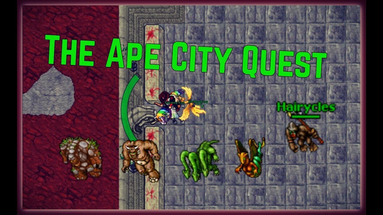 The Ape City Quest / Banuta Quest | Tibia Quests | Tibia Damora