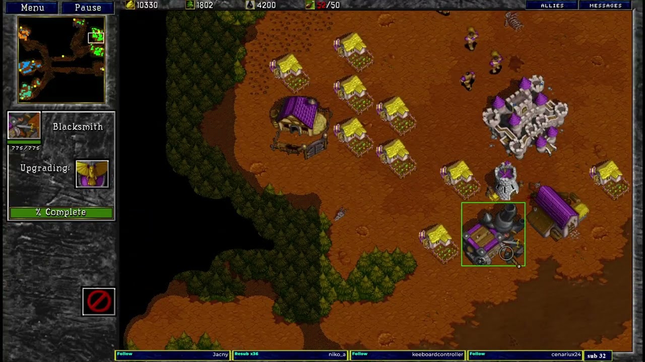 Warcraft 2 Tarantula 4v4
