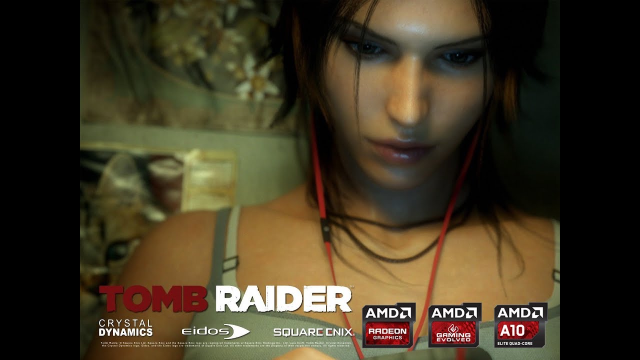 Tomb Raider TressFX - AMD APU A10-6800K [GAMEPLAY]