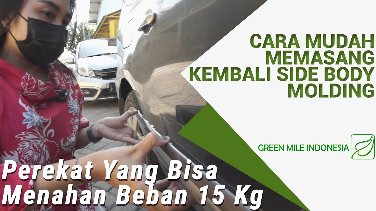 Cara Mudah Memasang Kembali Side Body Molding Mobil & Motor [Perekat Yang Bisa Menahan Beban 15 Kg]