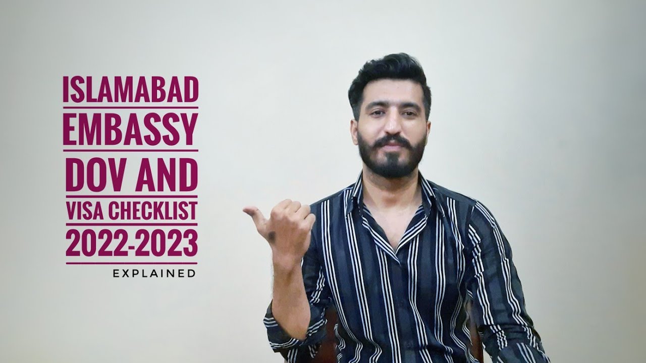Italian Embassy Islamabad DOV and VISA Checklist 2022-23 | Explained