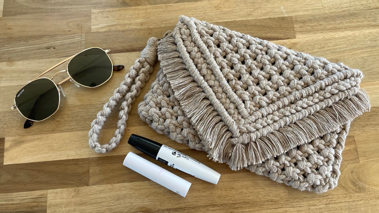 Bolsa de macrame passo a passo