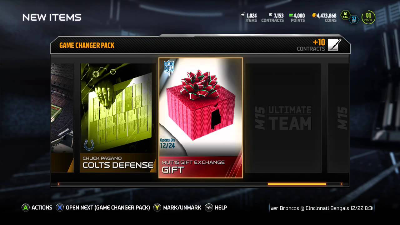 #UltimateFreeze Grinding Game Changer Packs! New Presents! MUT 15 Pack Opening