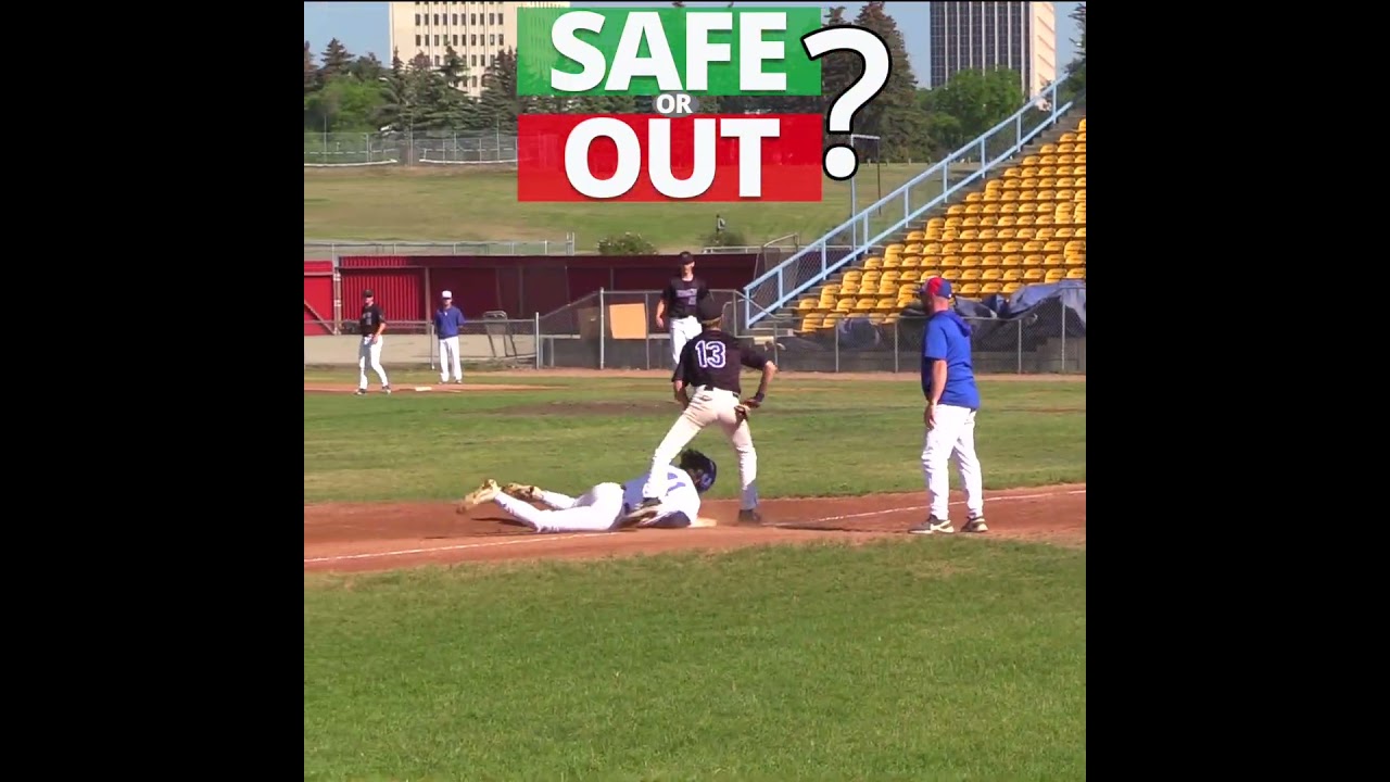 SAFE or OUT? What do you think? #shorts #baseball #youmakethecall #safe
