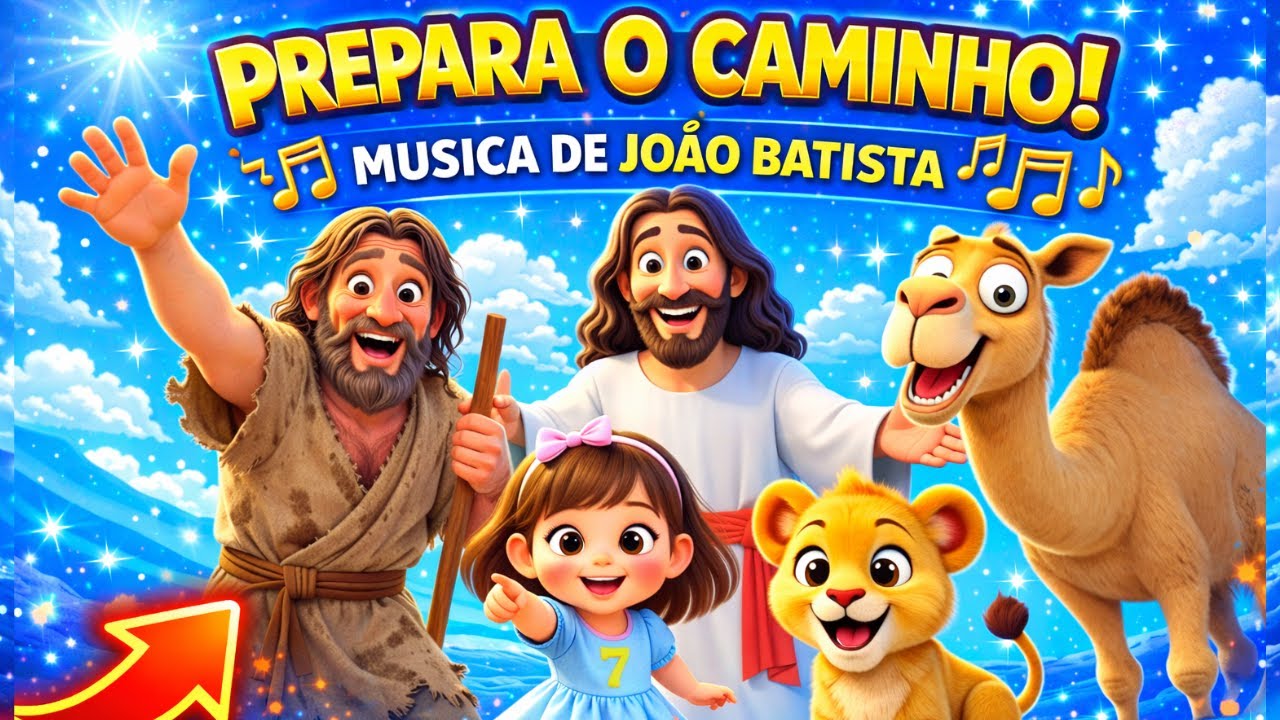 PREPARA O CAMINHO A canção que acalma o coração dos pequenos / Música Infantil Cristã Animada