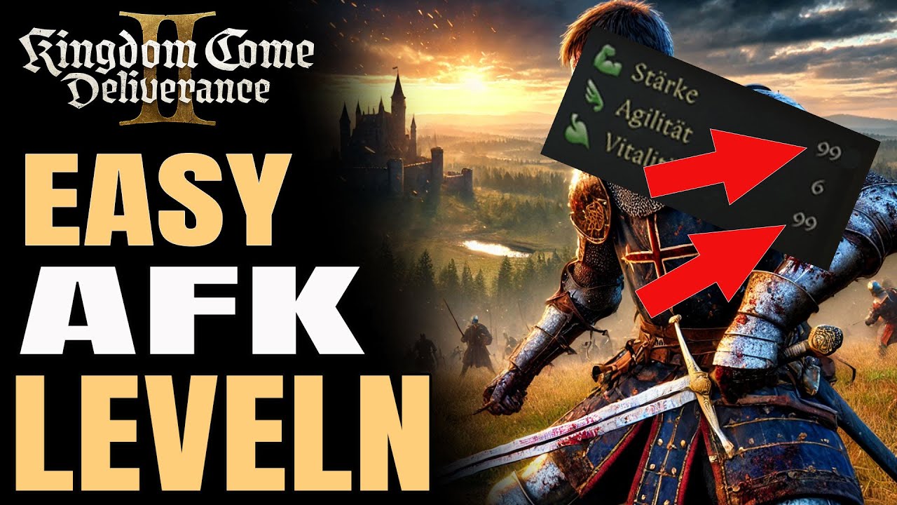 ⚔️ Kingdom Come Deliverance 2 – AFK Leveln leicht gemacht! 📈 Schnell & Einfach Level farmen