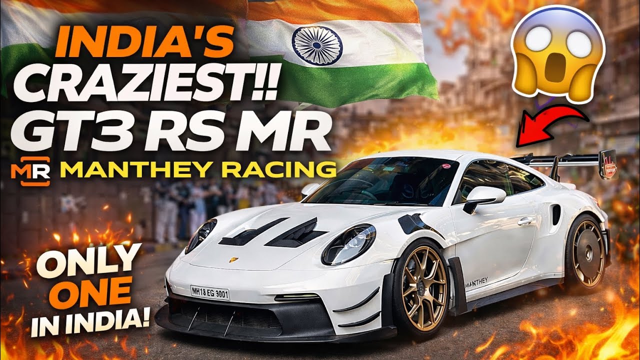India’s Craziest Porsche Manthey Racing GT3 RS 