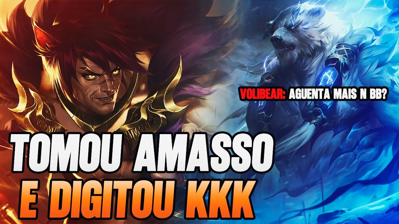 FOI AMASSADO DE COUNTER E QUIS DIGITAR! | Sett vs Volibear