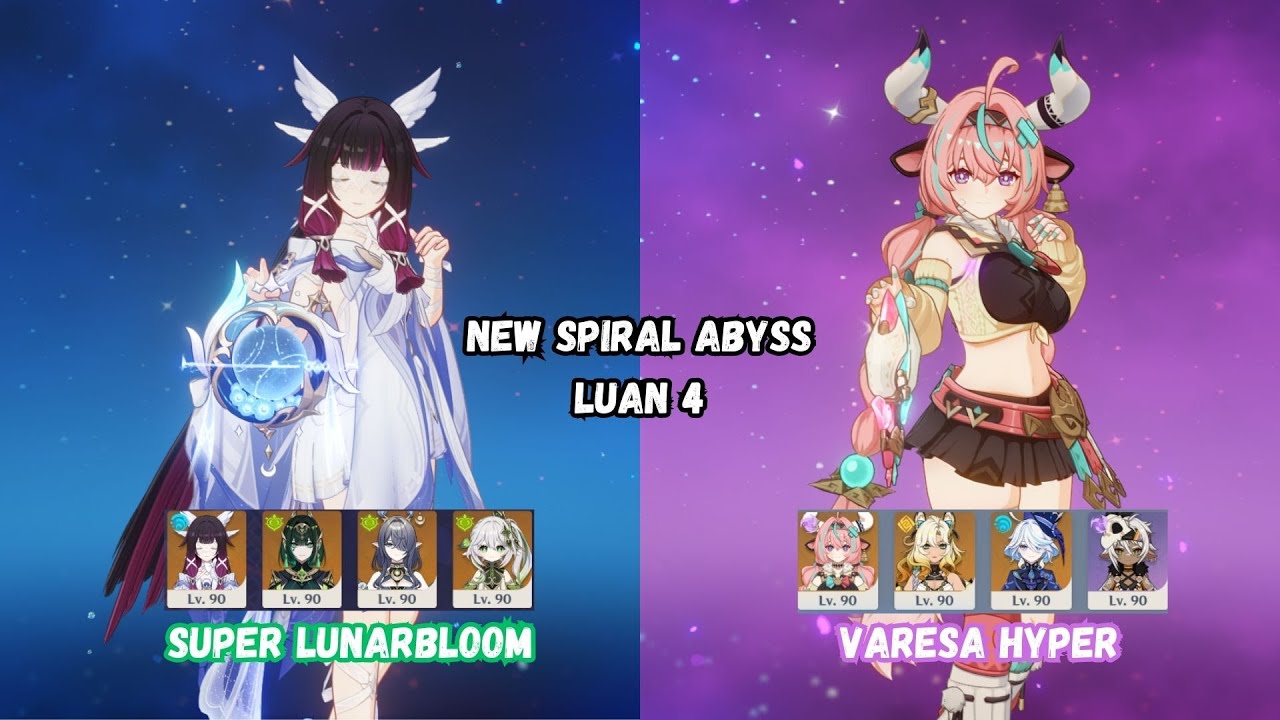 Columbina Super Lunabloom ft Varesa Hypercarry New Spiral Abyss Luna 4