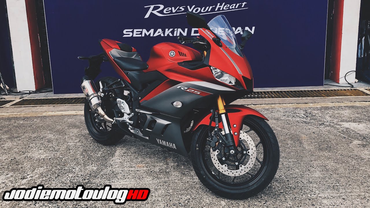 TESTRIDE NEW YAMAHA R25 2019 INDONESIA
