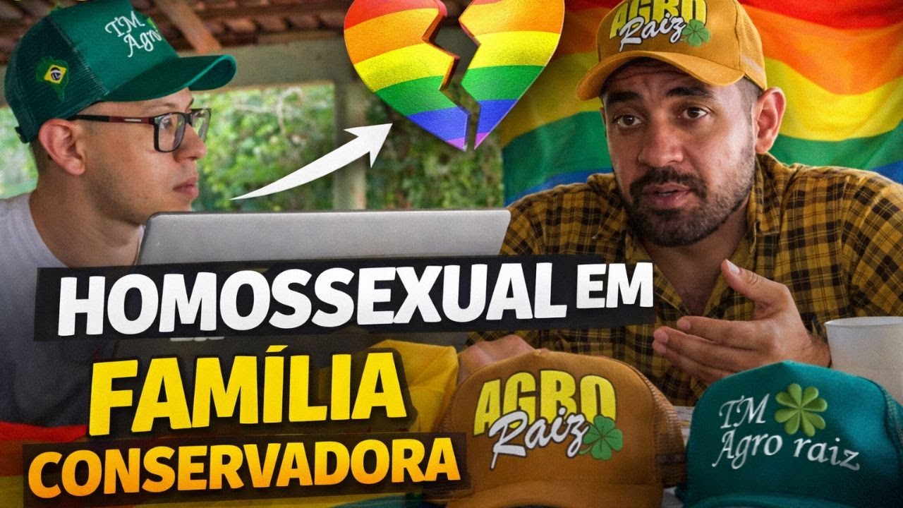 O Agroboy Tiago Miranda explica da DIFICULDADE em se assumir HOMOSSEXUAL em uma fam&iacute;lia Conservadora