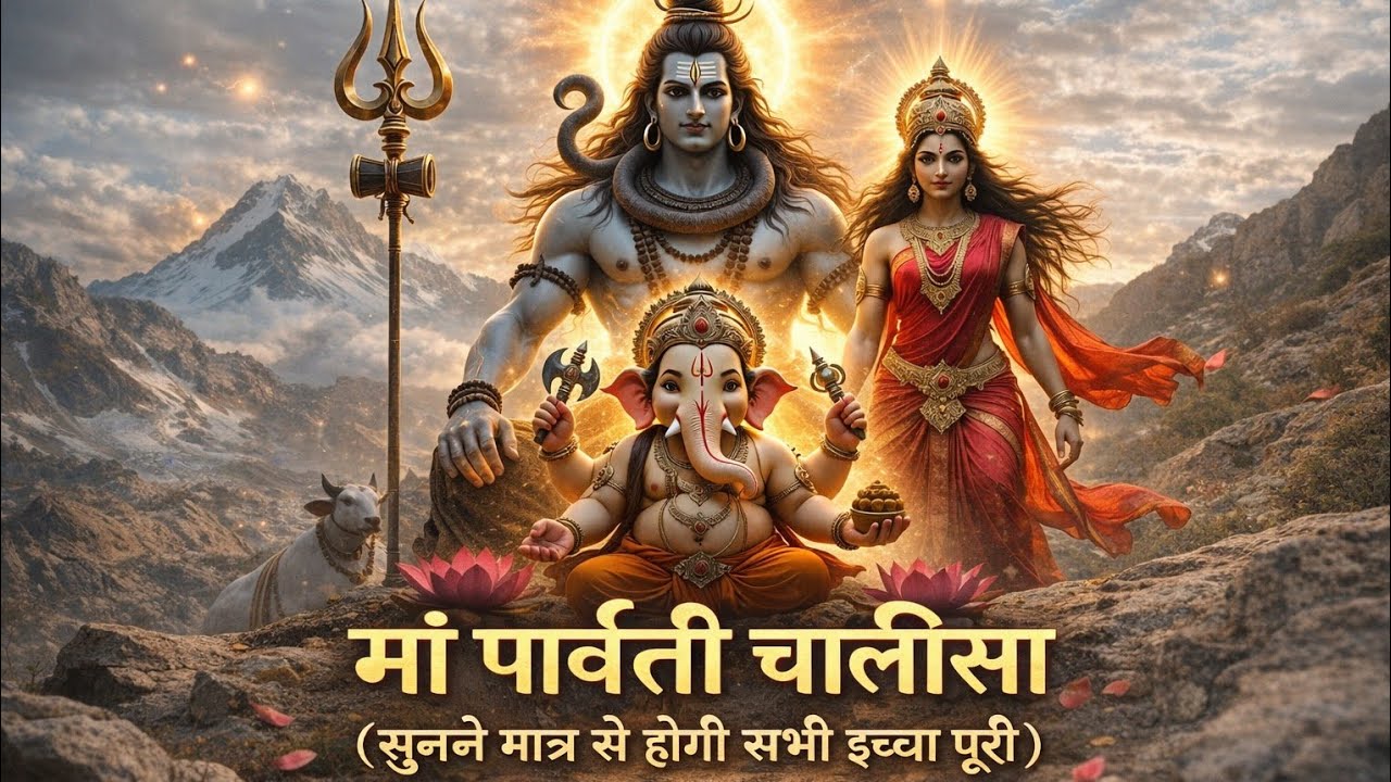शुक्रवार Speical | मां पार्वती चालीसा |Ma Parvati Chalisa| इच्छा पूरी करने वाला चालीसा| Bhakti Song